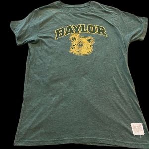 Retro Brand Baylor green medium t-shirt men's super soft casual